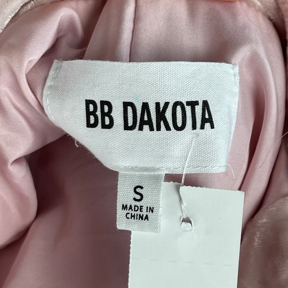 BB Dakota pink velvet moto jacket - Picture 13 of 13